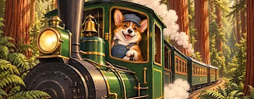 Corgi Train Adventure: Redwoods at Roaring Camp