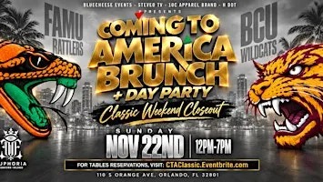 COMING TO AMERICA BRUNCH: "CLASSIC CLOSEOUT" EDITION