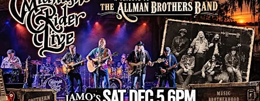 Saturday Early Show Midnight Rider Live Allman Bros Trib at Jamo's Live