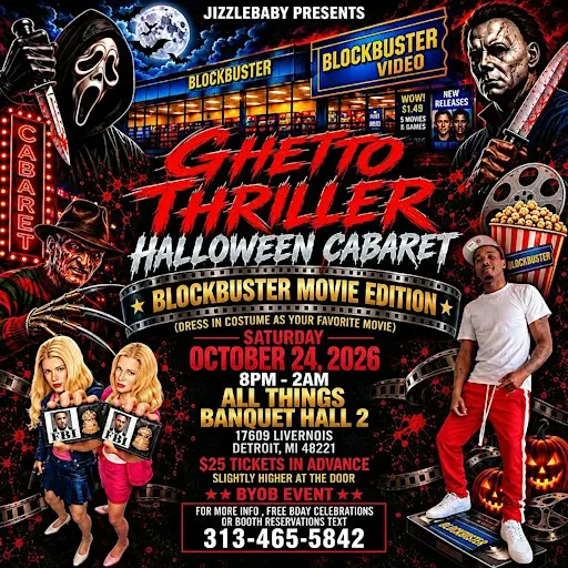 “GHETTO THRILLER” HALLOWEEN CABARET
