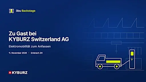öbu Backstage bei KYBURZ Switzerland AG
