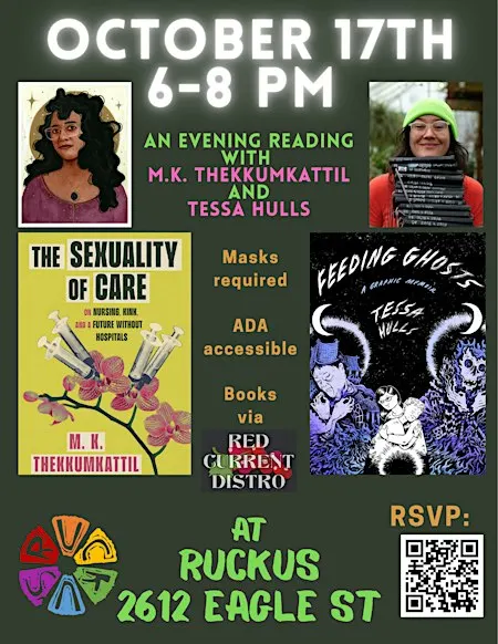 Author Talk: The Sexuality of Care with M. K. Thekkumkattil and Tessa Hulls