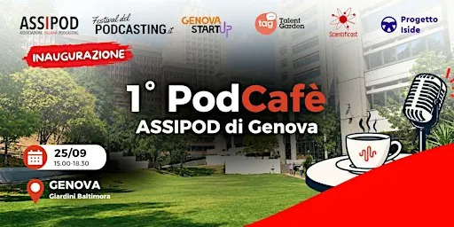 Inaugurazione 1° PodCafè a Genova