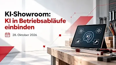 KI-Showroom: KI in Betriebsabläufe einbinden
