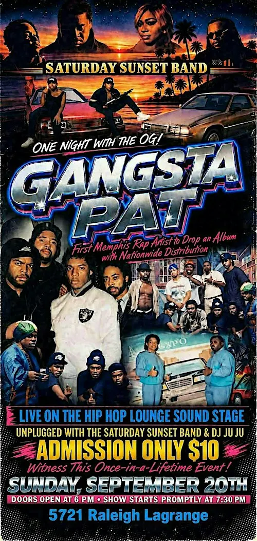 Gangsta Pat Unplugged with Saturday Sunset Band