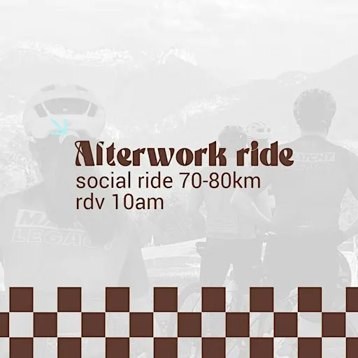 Matchy Saturday Ride - le 19.09.26 10h