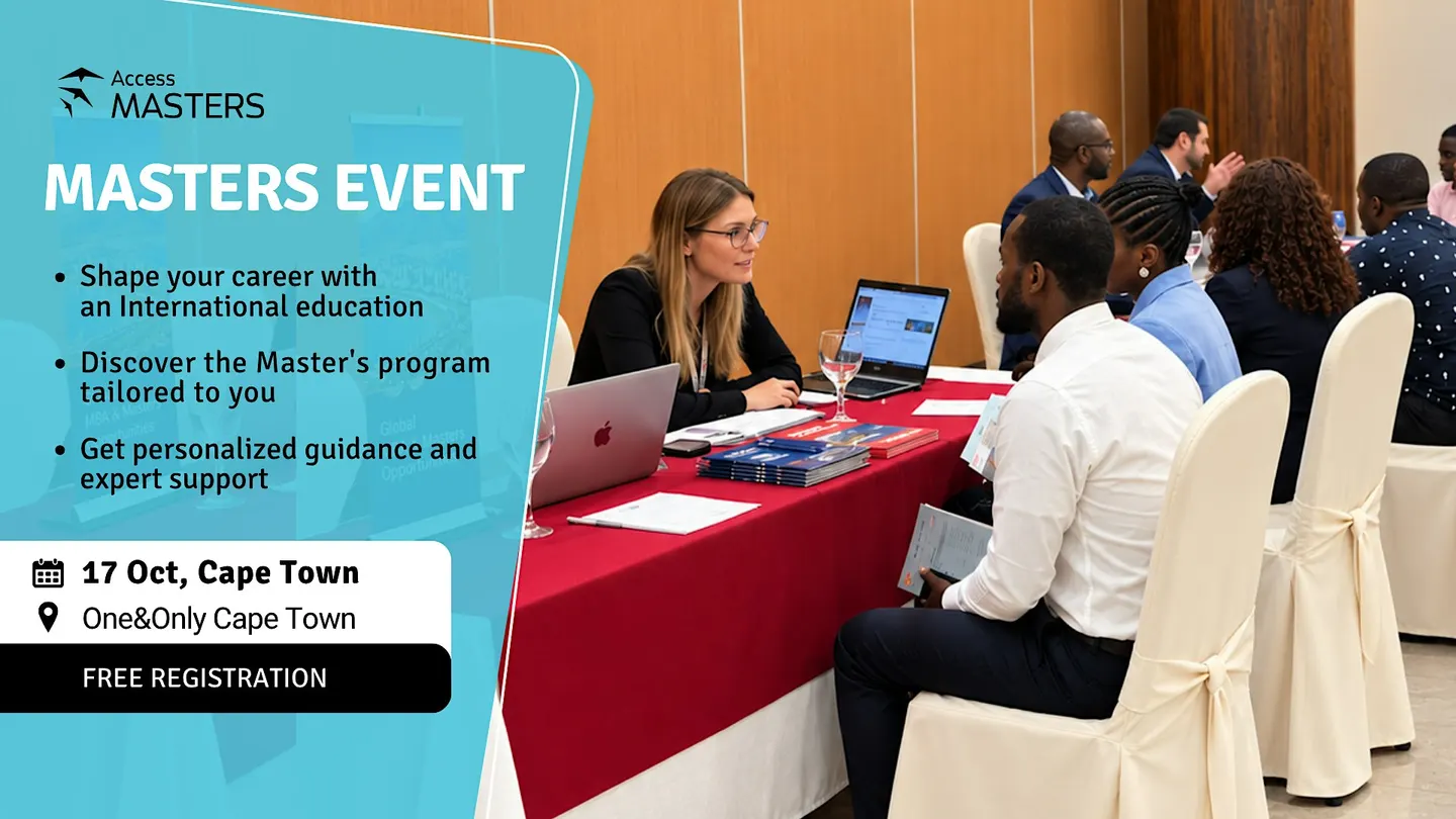 Find the right Master’s for your next career step at Access Masters Cape To