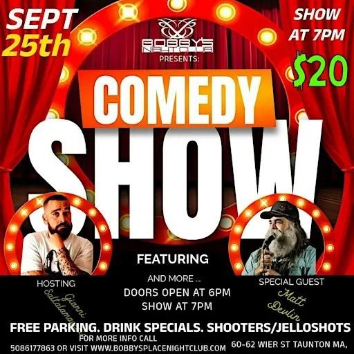 Comedy Showcase! at Bobby's Place Nightclub
