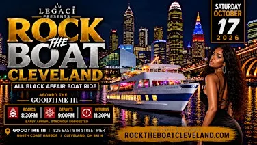ROCK THE BOAT CLEVELAND | All Black Affair Boat Ride