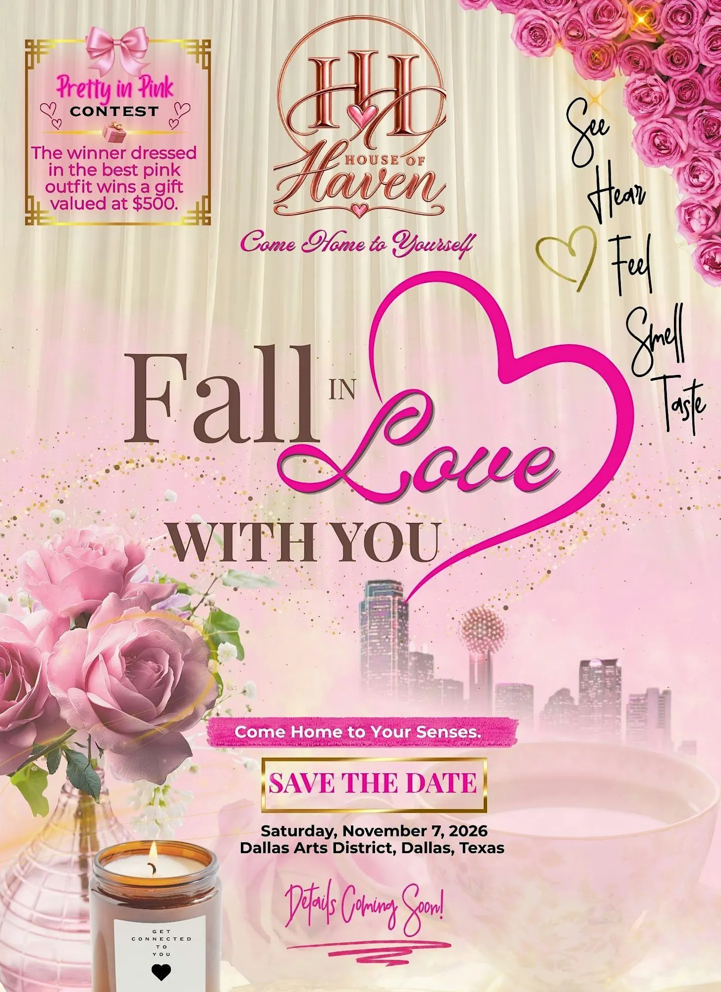 Fall in Love With You: Come Back to Your Senses Women’s Retreat