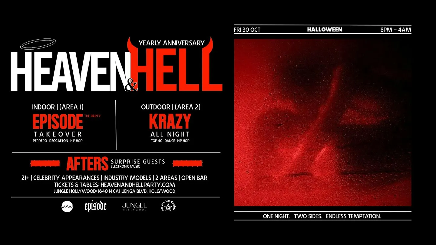 Yearly Anniversary Heaven & Hell Halloween Party