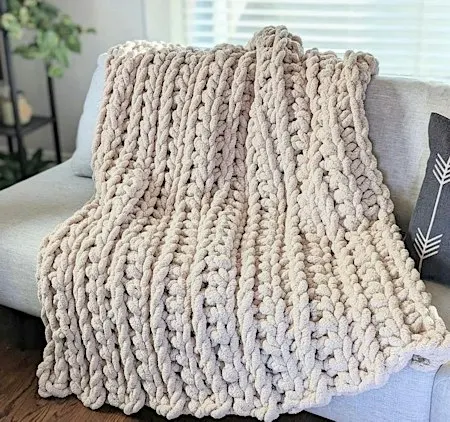Hand Knit a Blanket!