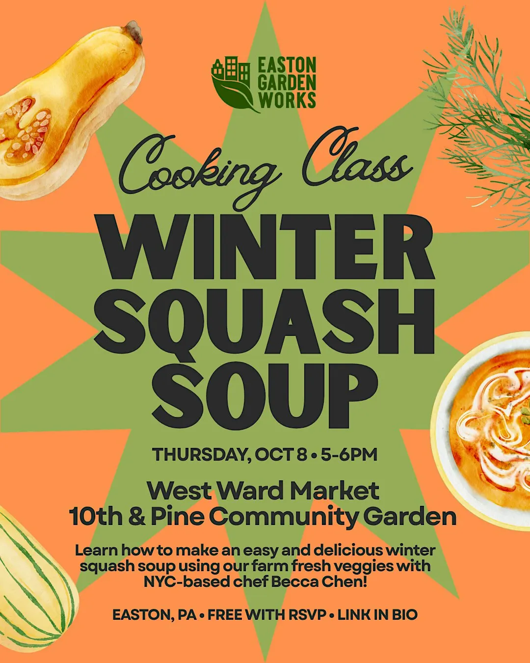 Cooking Class: Winter Squash Soup
