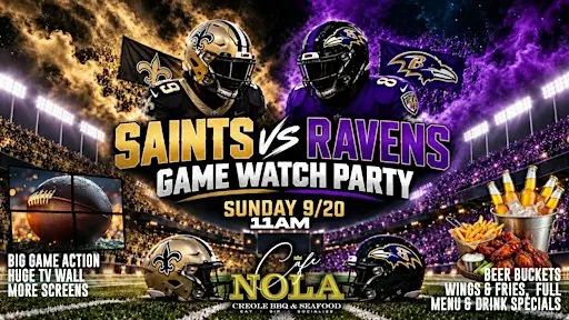 SAINTS RAVENS After Party WESTBANK SUNDAYS ♍ Virgo Birthday Day Social