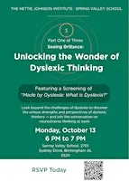 Unlocking the Wonder of Dyslexic Thinking