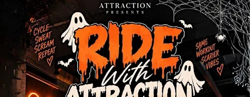 Ride with Attraction Spin Class Halloween Edition