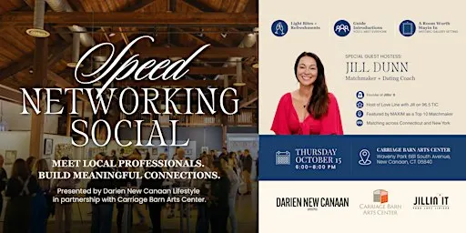Speed Networking Social at the Carriage Barn Arts Center
