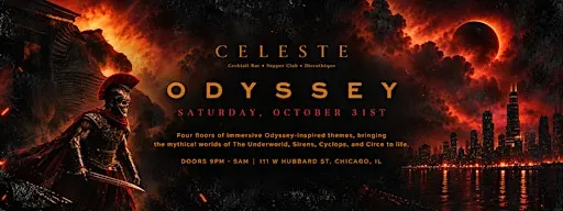 CELESTE HALLOWEEN PARTY: THE ODYSSEY (Saturday)