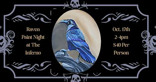 Raven Paint Night at The Inferno Restaurant