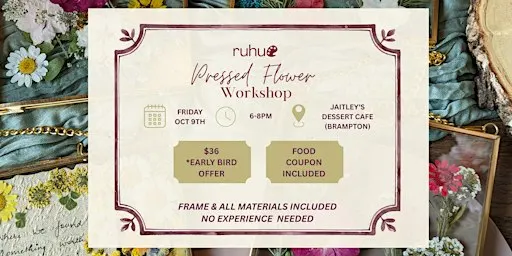 Pressed Flower Workshop