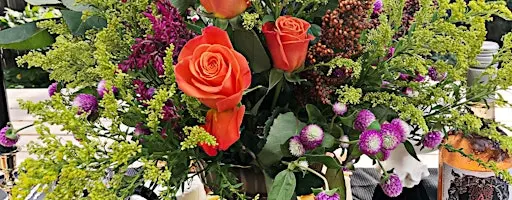 Halloween floral class and party