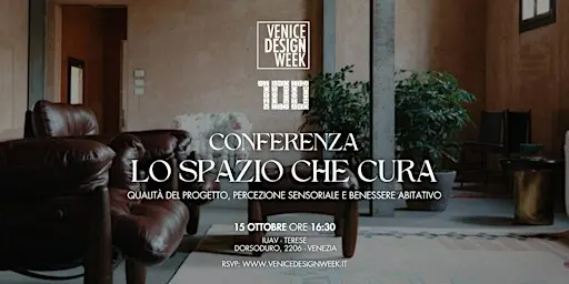 Conferenza | LO SPAZIO CHE CURA