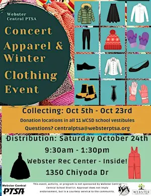 PTSA Coat and Concert Apparel Event