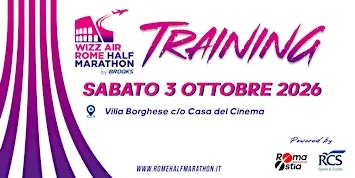 Sabato 3 Ottobre ultimo allenamento insieme a Villa Borghese!