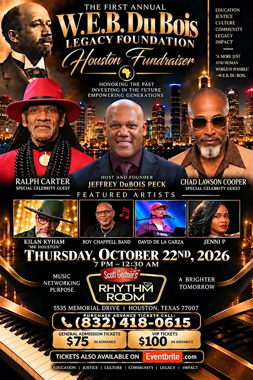 The First Annual W.E.B. DuBois Legacy Foundation Annual Fundraiser