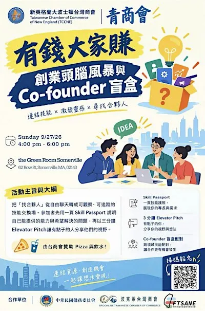 有錢大家賺|創業頭腦風暴與 Co-founder 盲盒