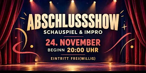 Abschlußshow des Schauspiel/Improkurses