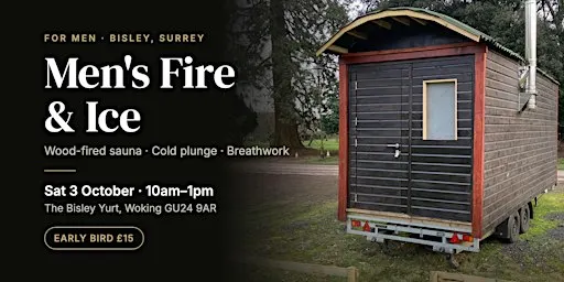 Gents Fire & Ice Morning at the Bisley Yurt, Miles Green Farm.