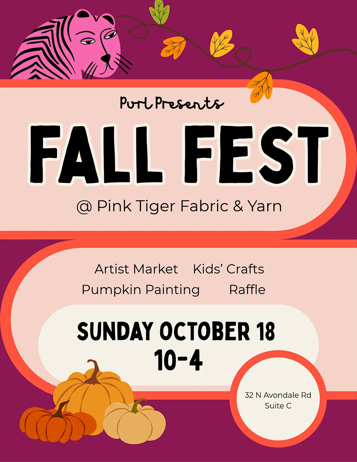 Fall Fest at Pink Tiger