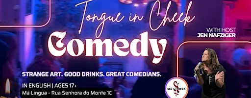 Cheek Comedy: Candleit Comedy & Cocktails in Graça (in English)