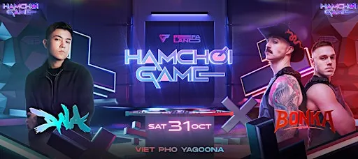 HAMCHOI GAME ft DNA, BONKA, Tranzmatikk, Alu & more • SAT 31 OCT 2026