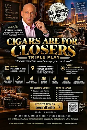 CIGARS ARE FOR CLOSERS — TRIPLE PLAY