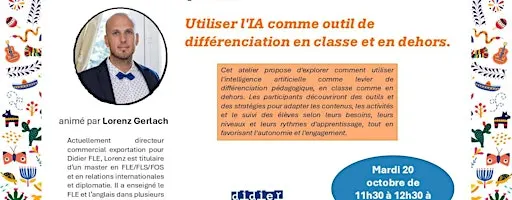 Didier: utiliser l'IA comme outil de différenciation en classe et en dehors