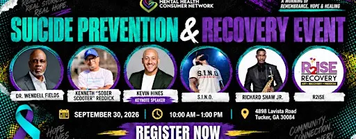 Suicide Prevention & Recovery Event - A Morning of Hope & Healing