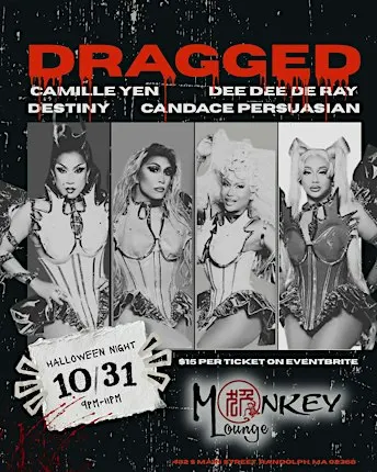MONKEY LOUNGE HALLOWEEN DRAG SHOW AND COSTUME CONTEST