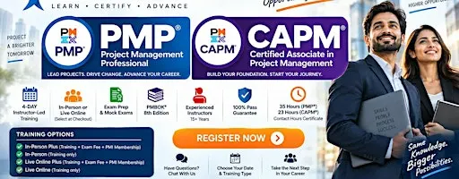 PMI PMP® & CAPM® Certification Training With Exam in Colorado Springs