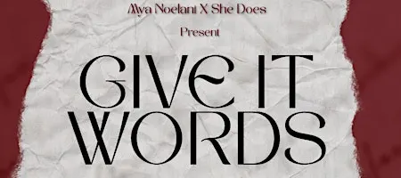 Give It Words