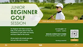 Junior Beginner Golf Session