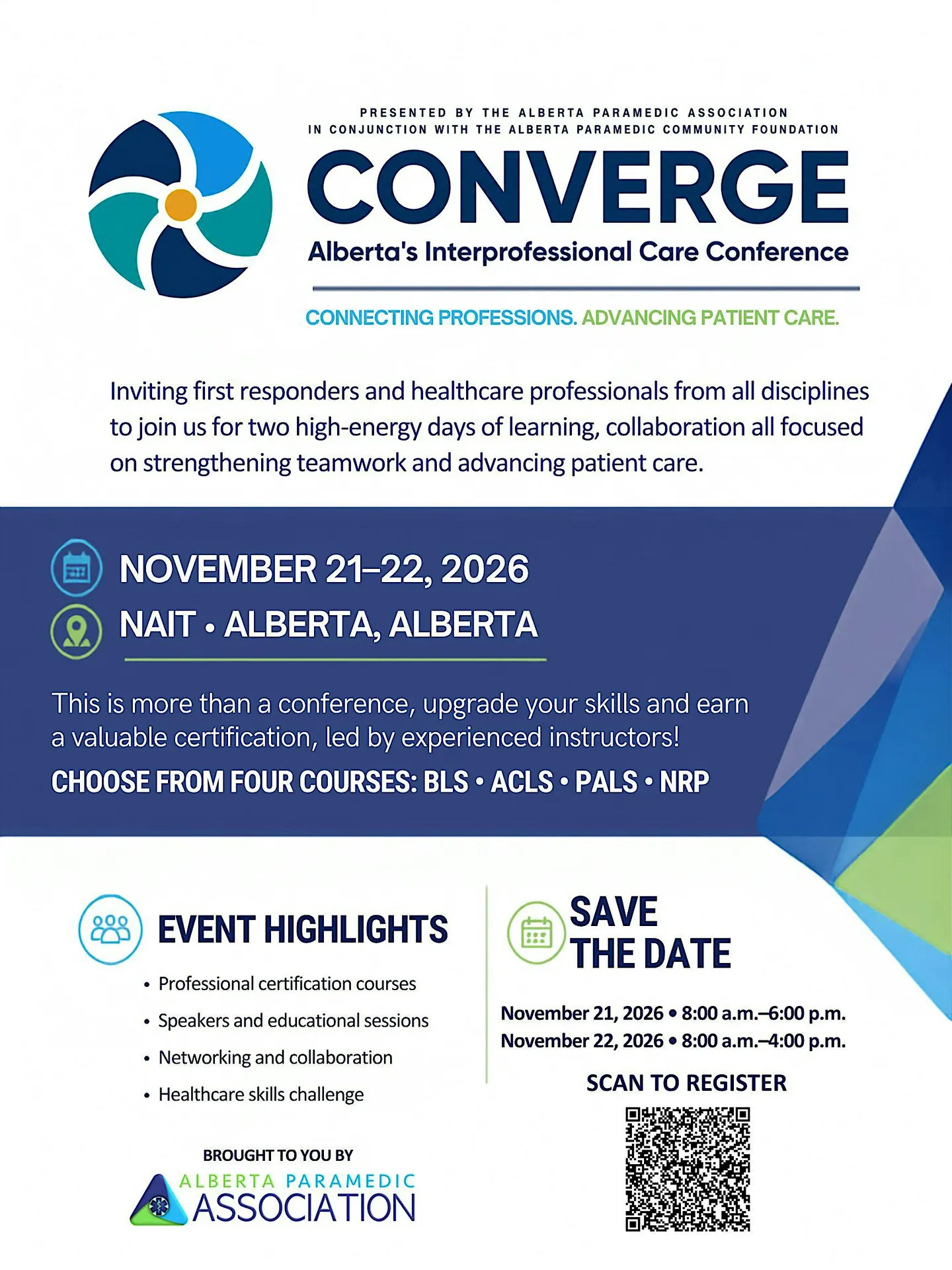 CONVERGE: Alberta’s Interprofessional Care Conference