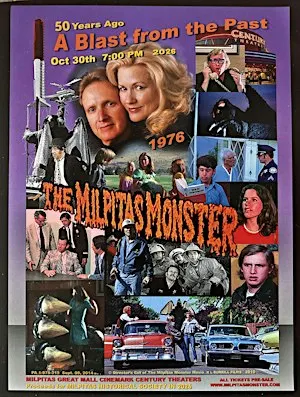2026 Annual Screening of The Milpitas Monster Movie - Oct. 30, 2026