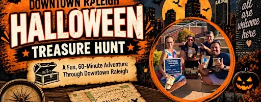 Downtown Raleigh Halloween Treasure Hunt - Walking Team Scavenger Hunt!
