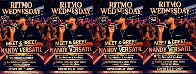 MEET & GREET W/ NANDY VERSATIL AT RITMO WEDNESDAY