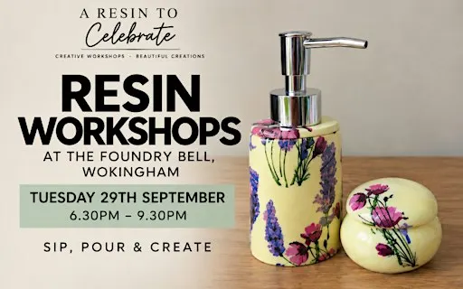 Sip, Pour & Create: Eco Resin Workshop | A Sip & Paint Style Night