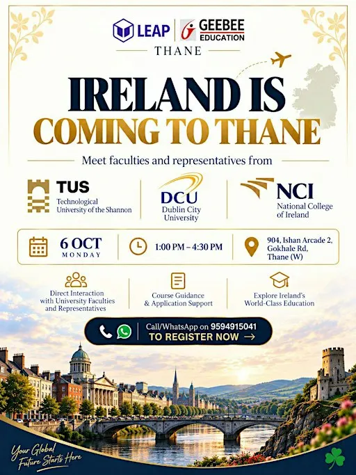 Ireland Is Coming to Thane – Meet TUS, DCU & NCI Representatives