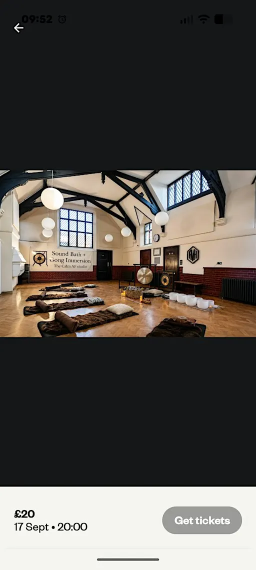 Sound Bath l Gong immersion l Tring l For People Who Can’t Switch Off