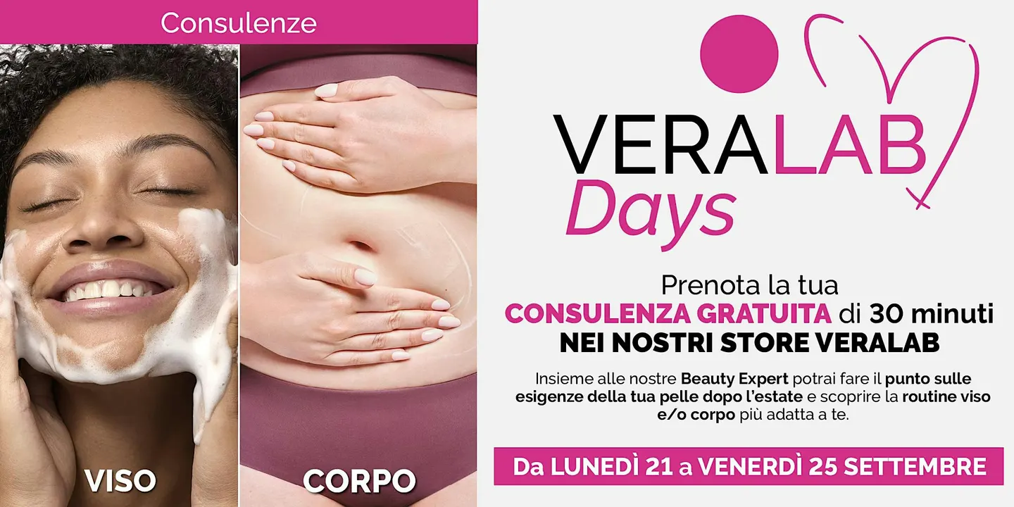 Veralab Days presso Store Veralab Cola di Rienzo | 21-22-23-24-25 Settembre